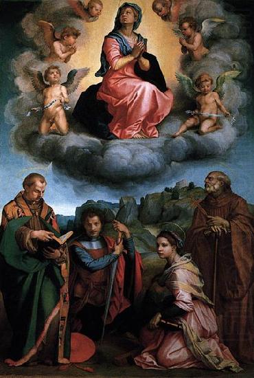 Andrea del Sarto Assumption of the Virgin oil painting picture